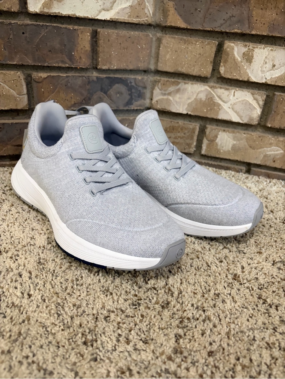 NEW Peter Millar Tellustride Slip On Sneakers Platinum Gray Men’s 8.5 golf